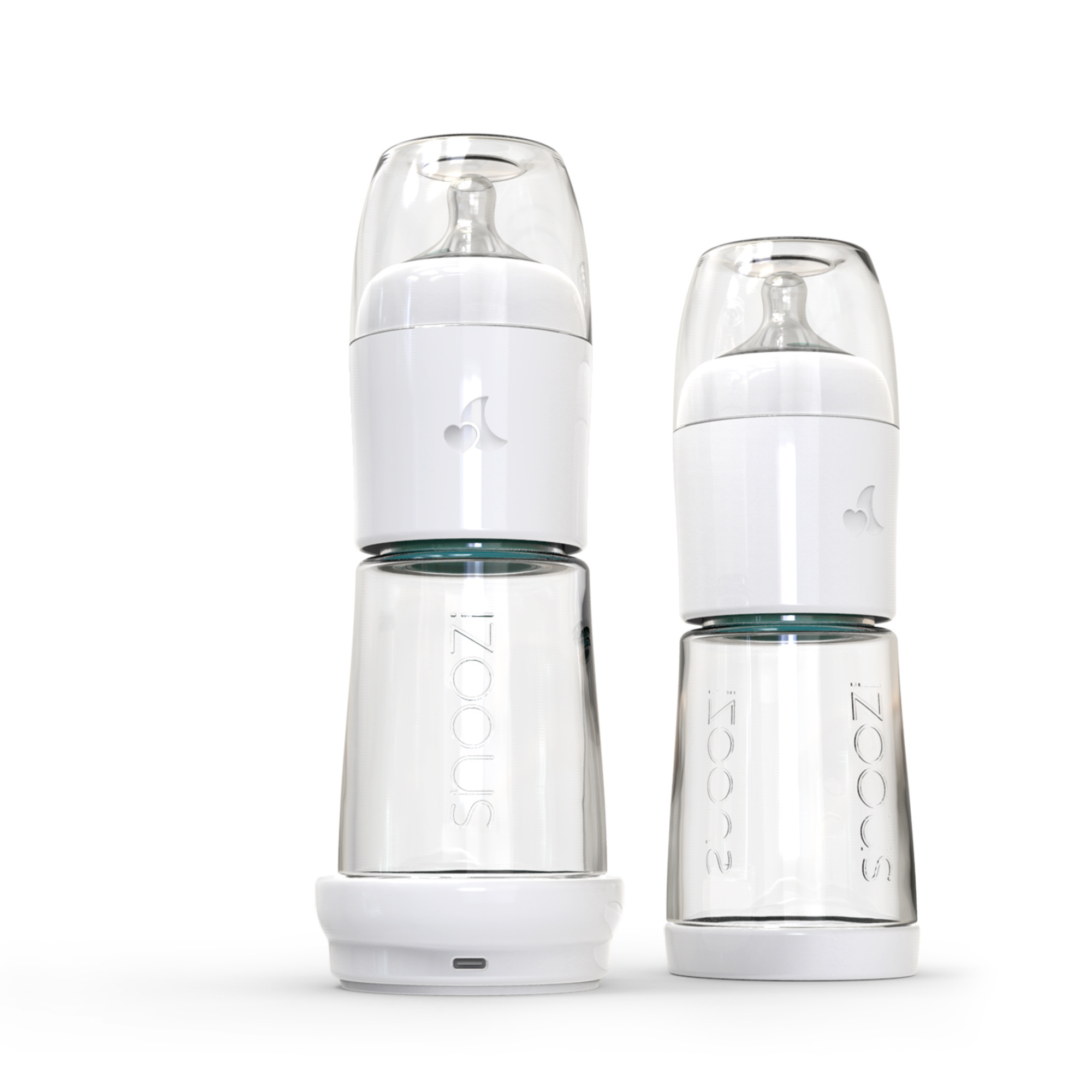 snoozi Nachtflasche mit Wärmer - perfekte Hilfe zum stressfreien Abstillen
