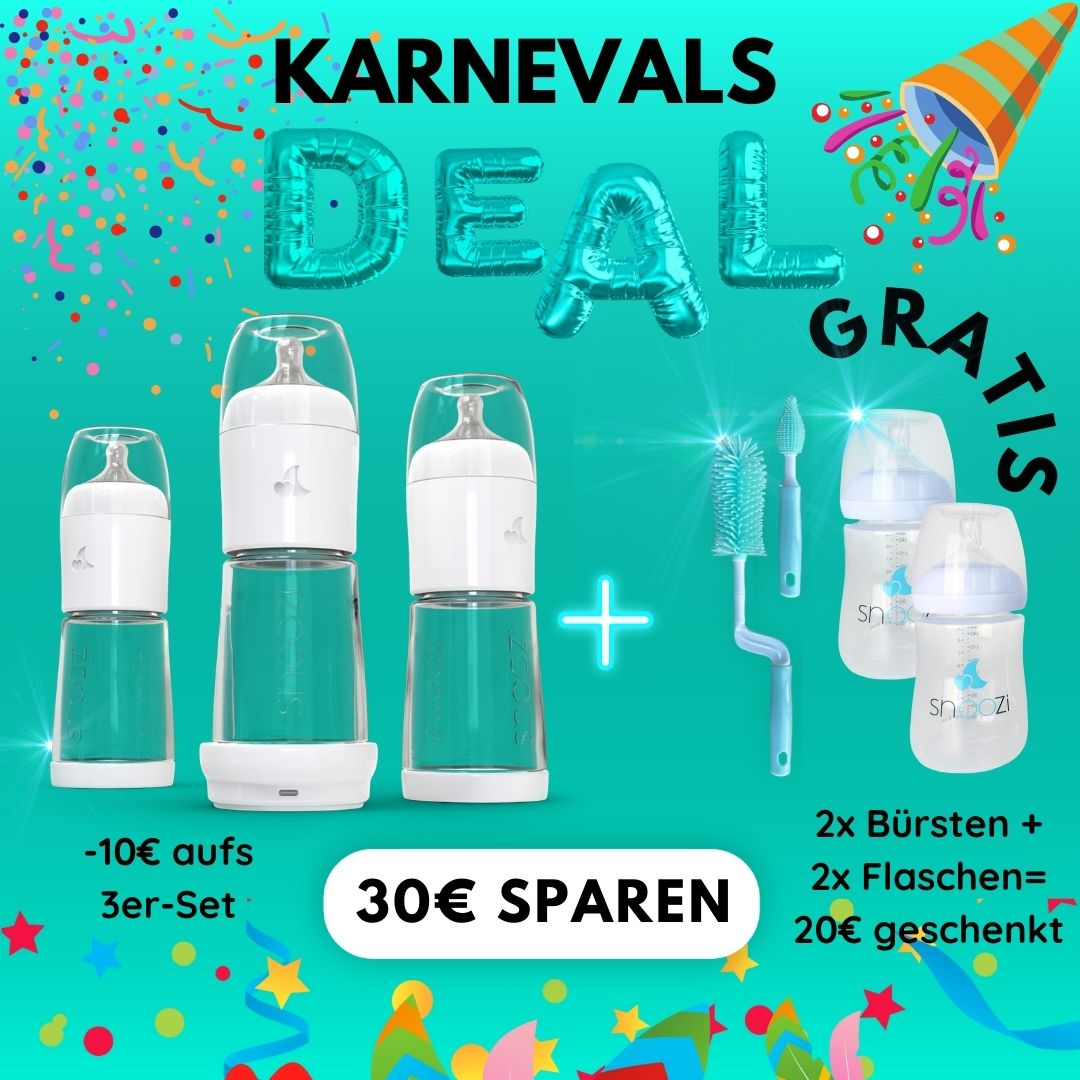 Karnevals-DEAL: SNOOZI 3er-Set + 20€ Geschenk