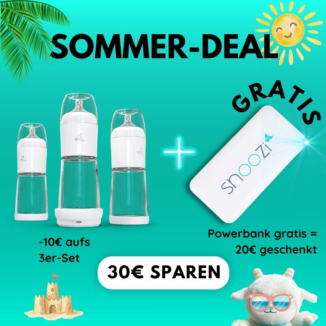 SOMMER-DEAL: snoozi 3er-Set + Powerbank GRATIS