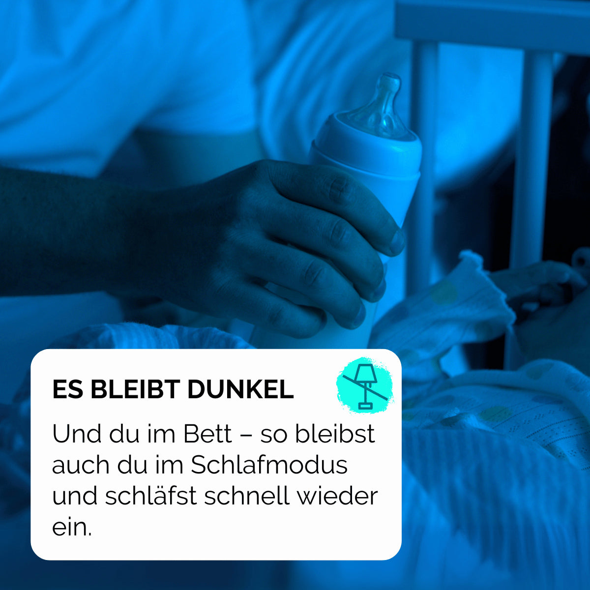 snoozi Set: Nachtflasche mit Flaschenwärmer