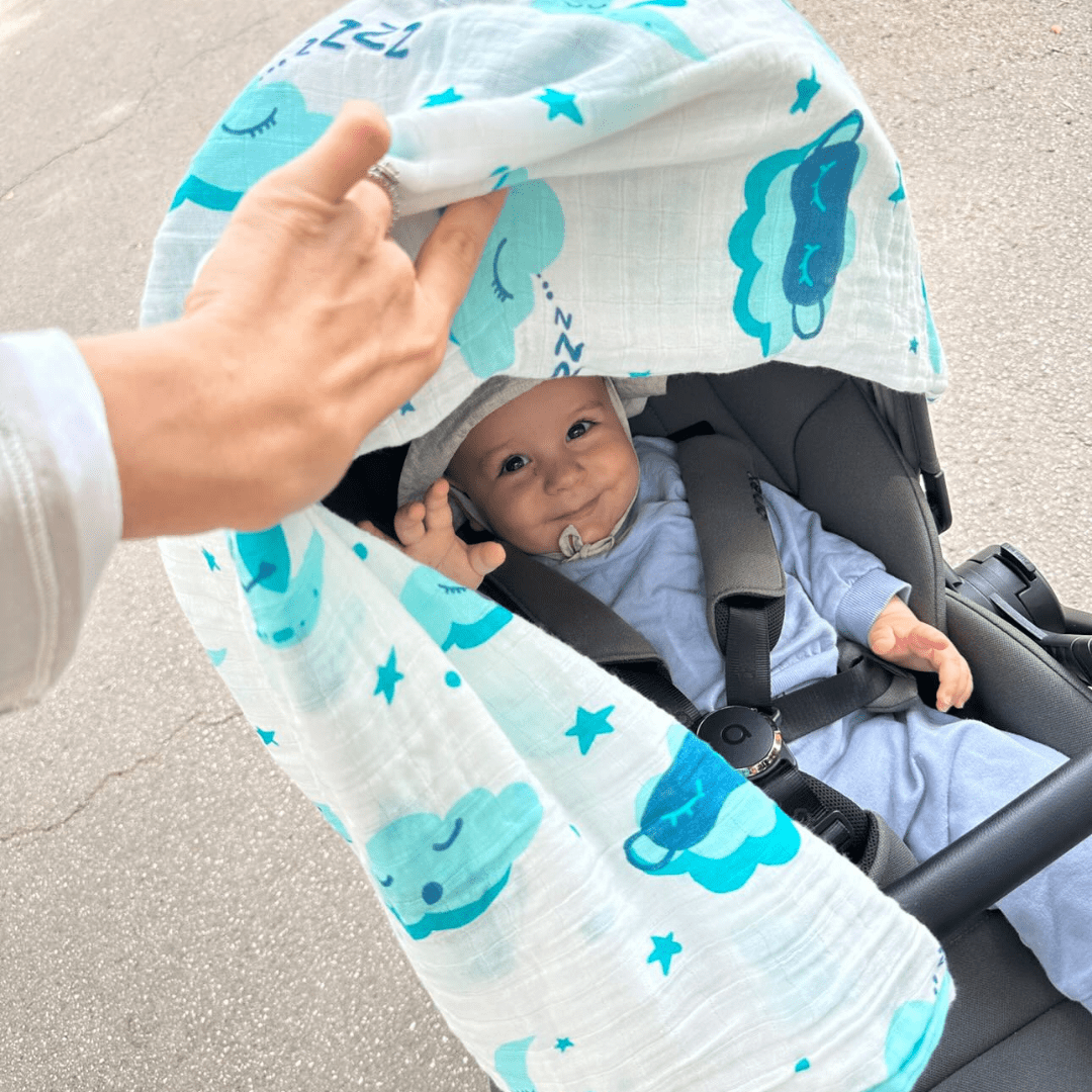 Samtweiches Bambus - Babytuch - Snoozi