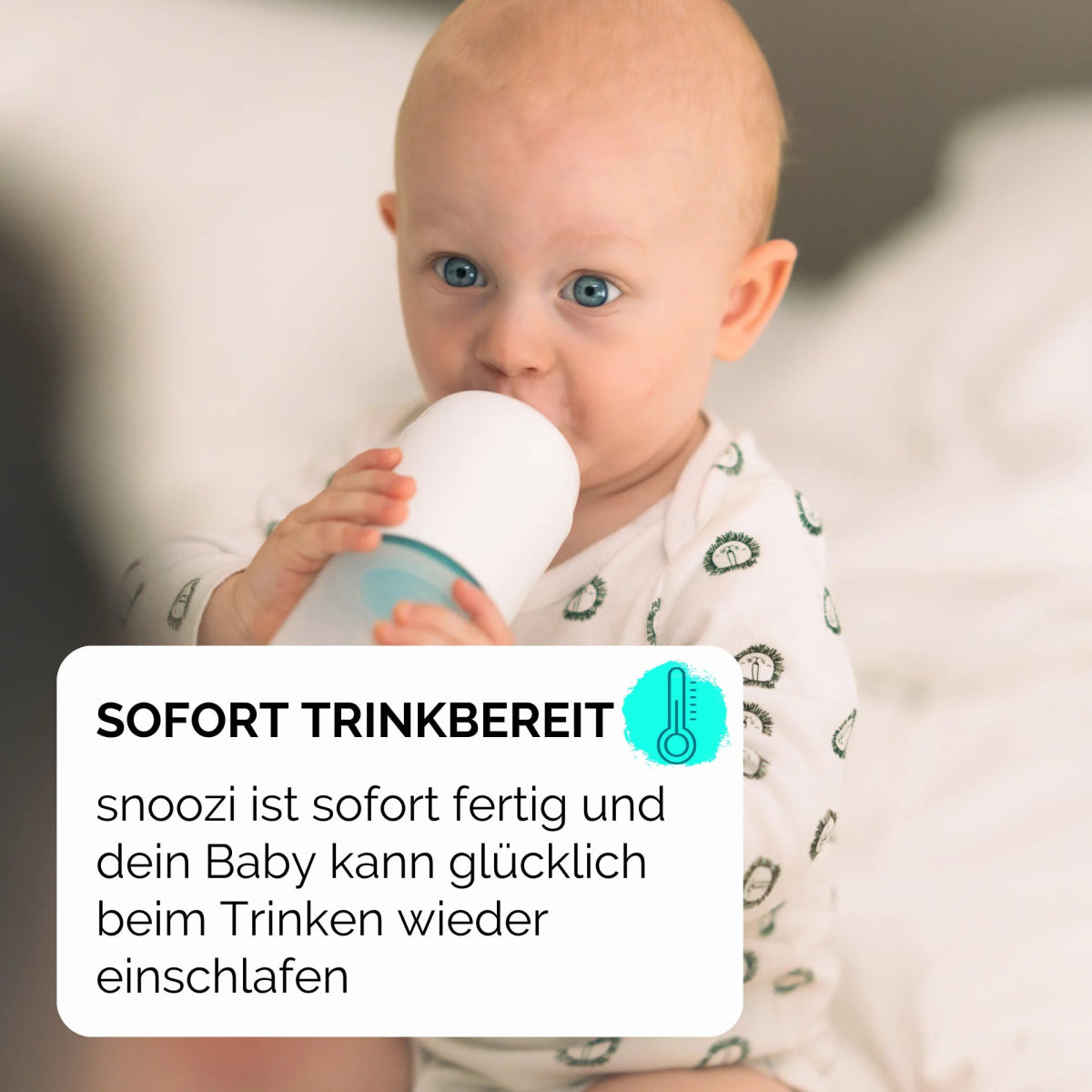 snoozi 3er - Set Nachtflasche + Powerbank GRATIS - Snoozi