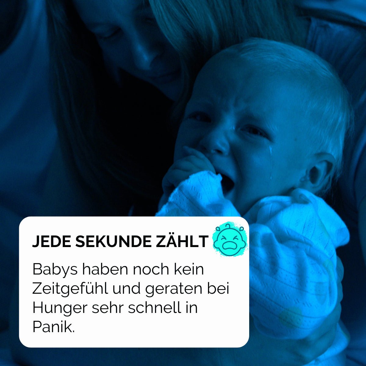 snoozi Set: Nachtflasche mit Flaschenwärmer - Snoozi