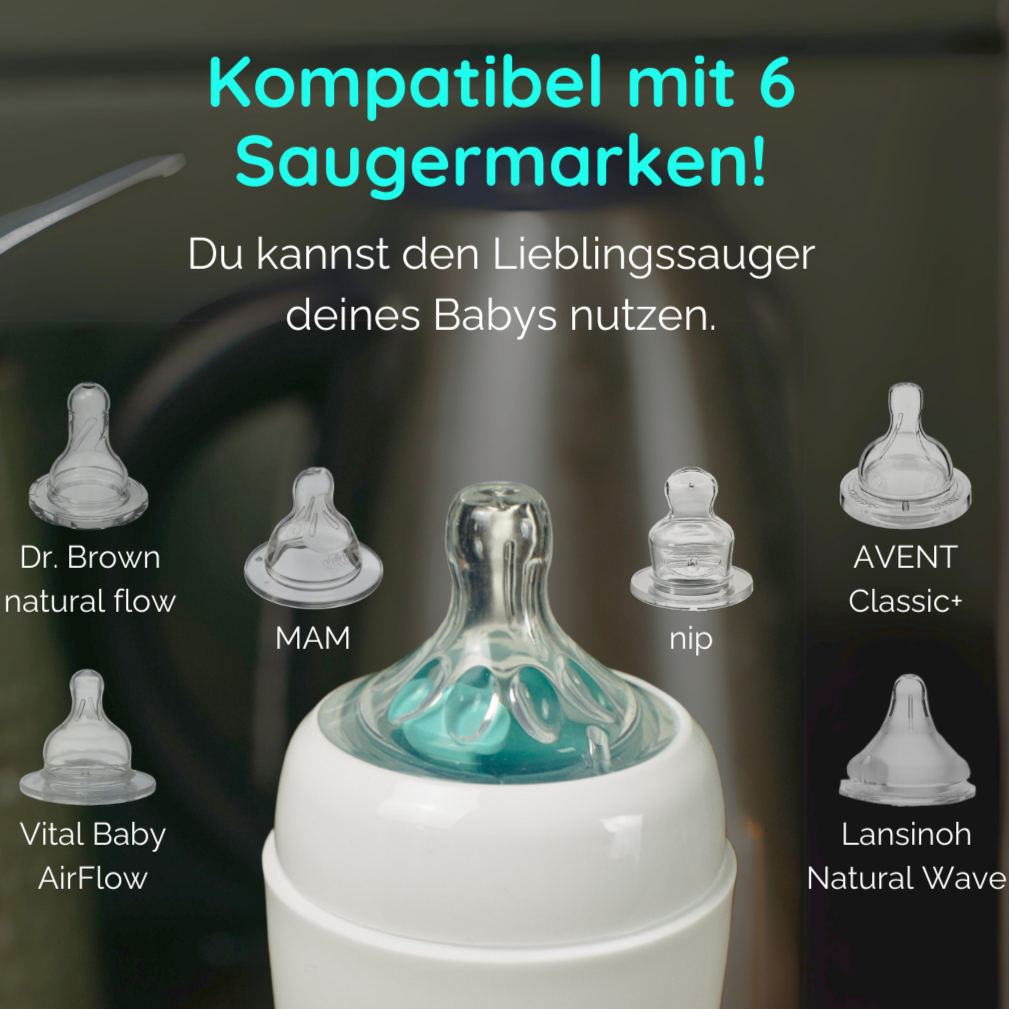 Kompatibel mit vielen Sauger Marken