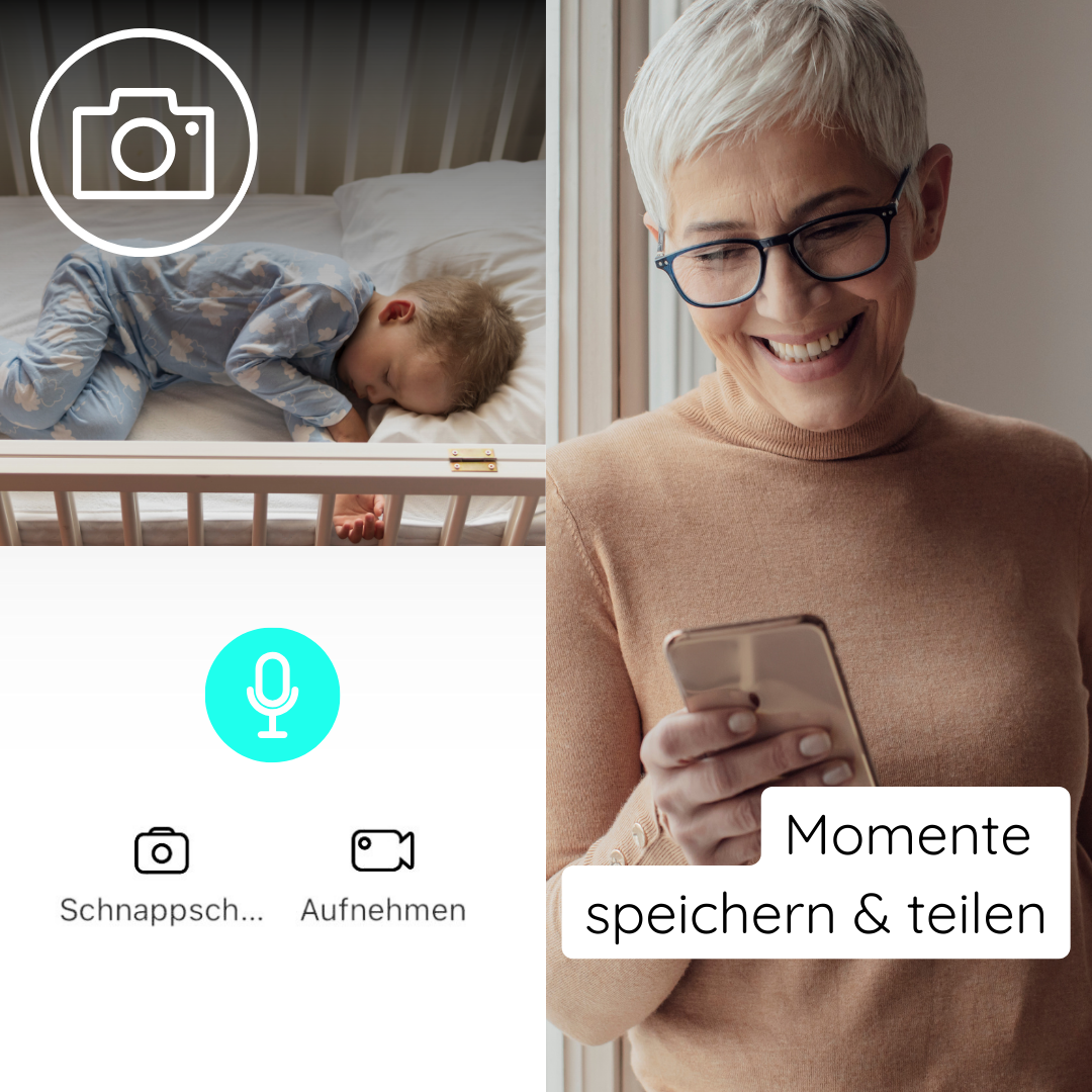 snoozi-babyfone-speichern-teilen