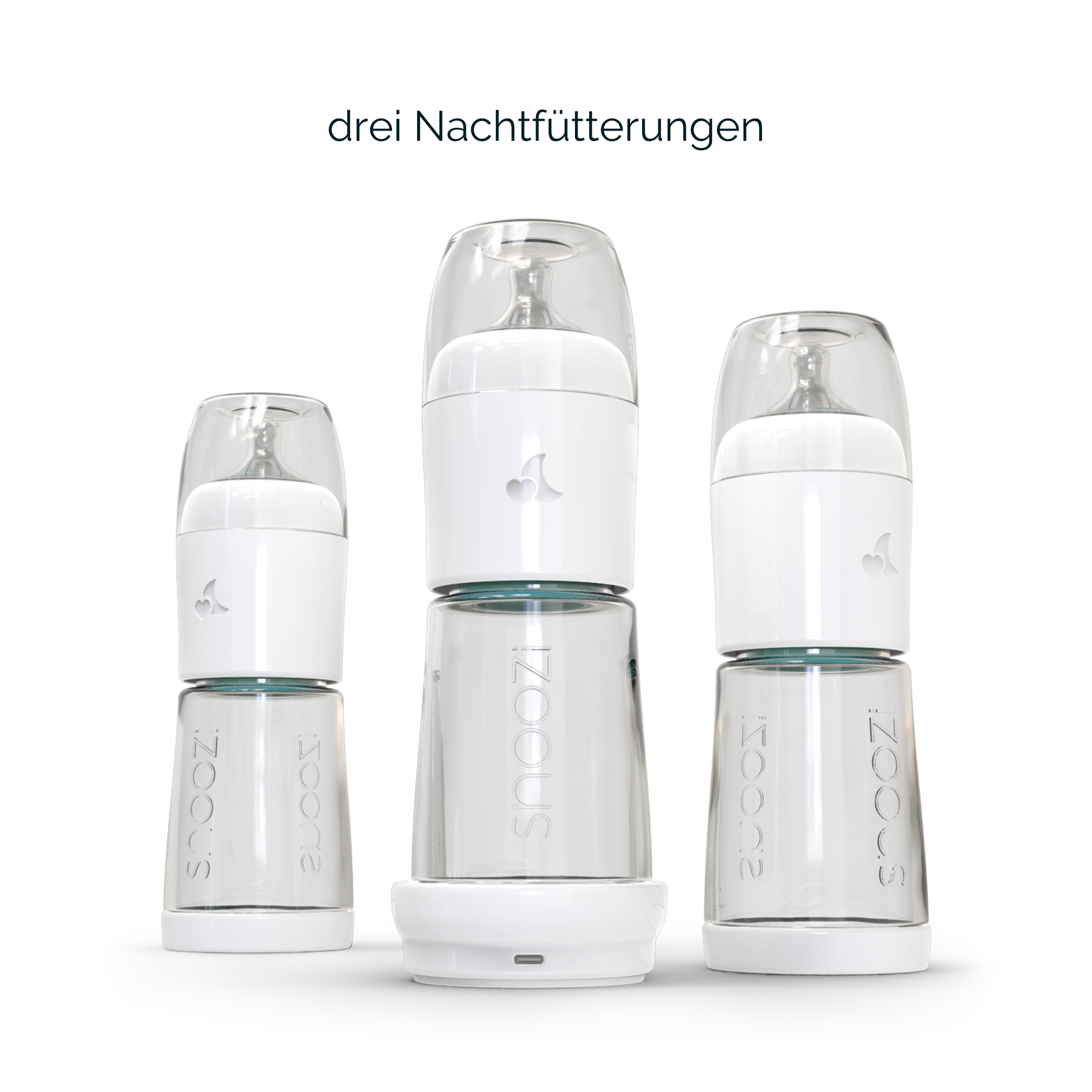 snoozi Set - Nachtflasche mit Flaschenwärmer