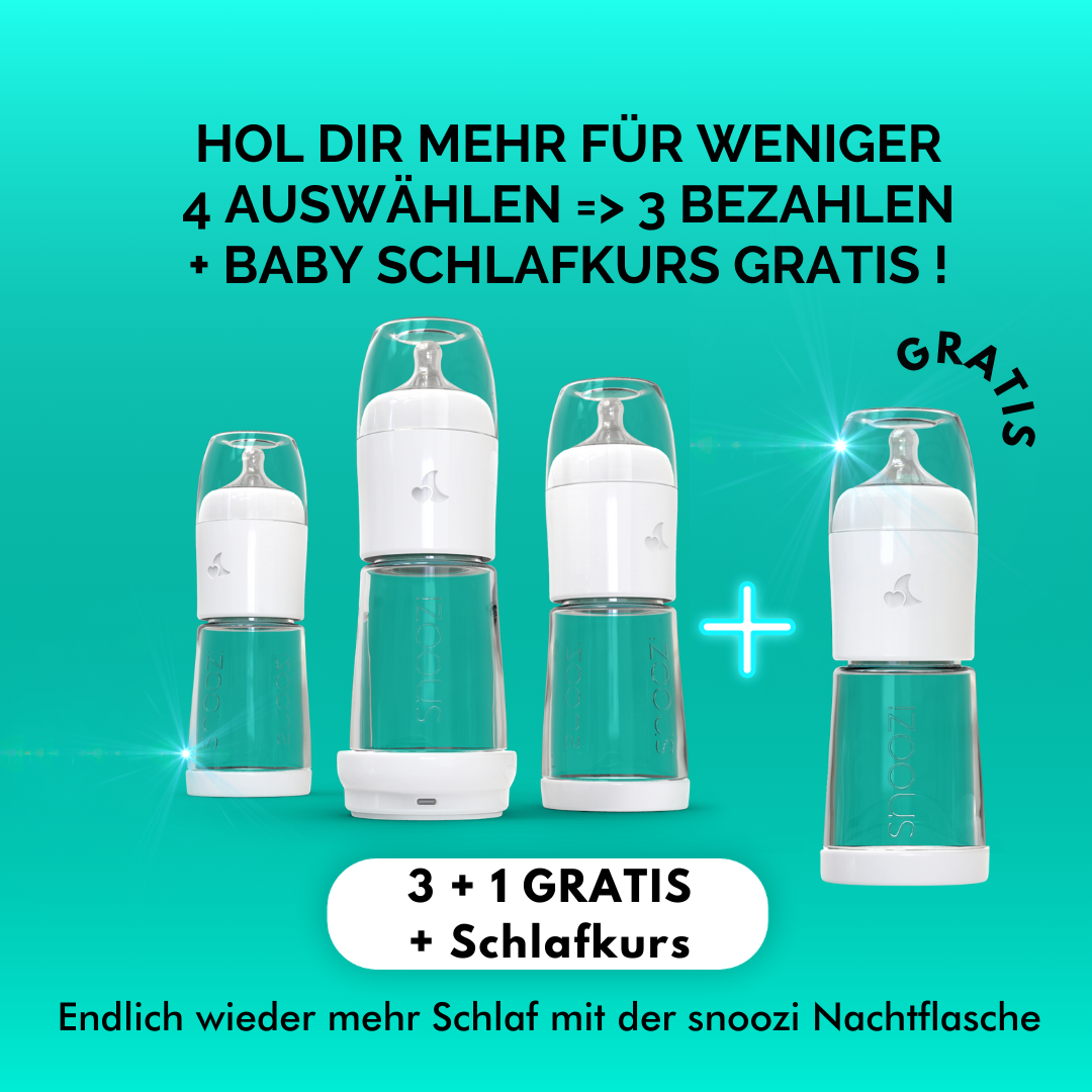 snoozi Set - Nachtflasche mit Flaschenwärmer