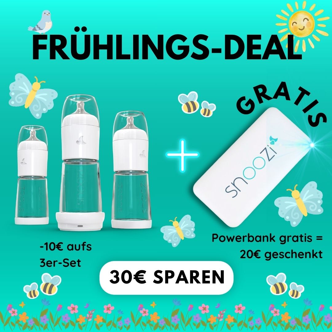 Frühlings-DEAL: snoozi 3er-Set + Powerbank GRATIS