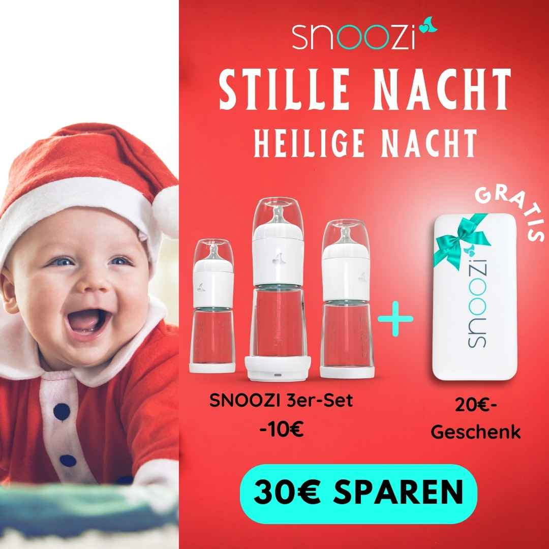 snoozi 3er-Set Nachtflasche + Powerbank GRATIS