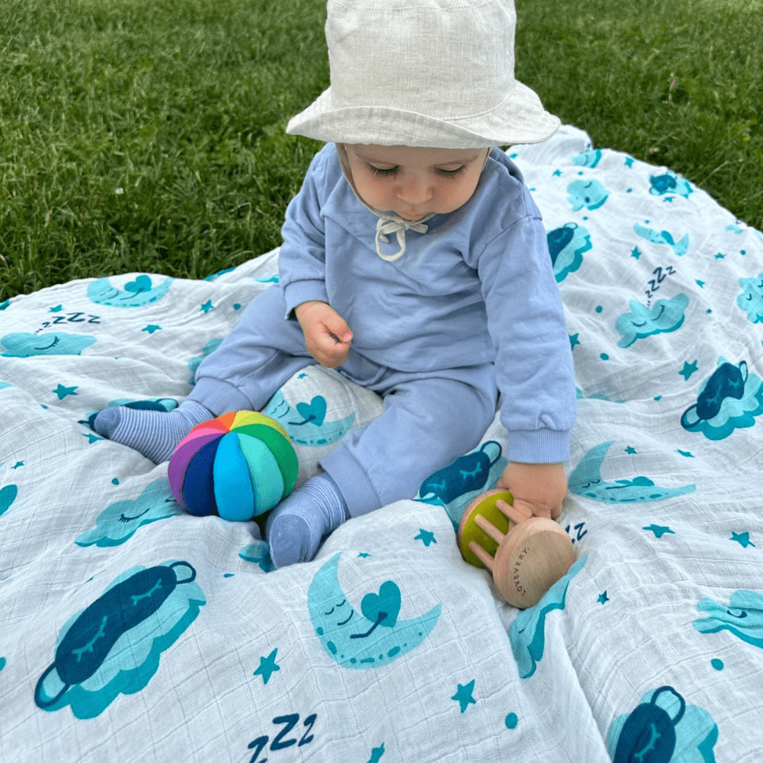 Samtweiches Bambus - Babytuch - Snoozi