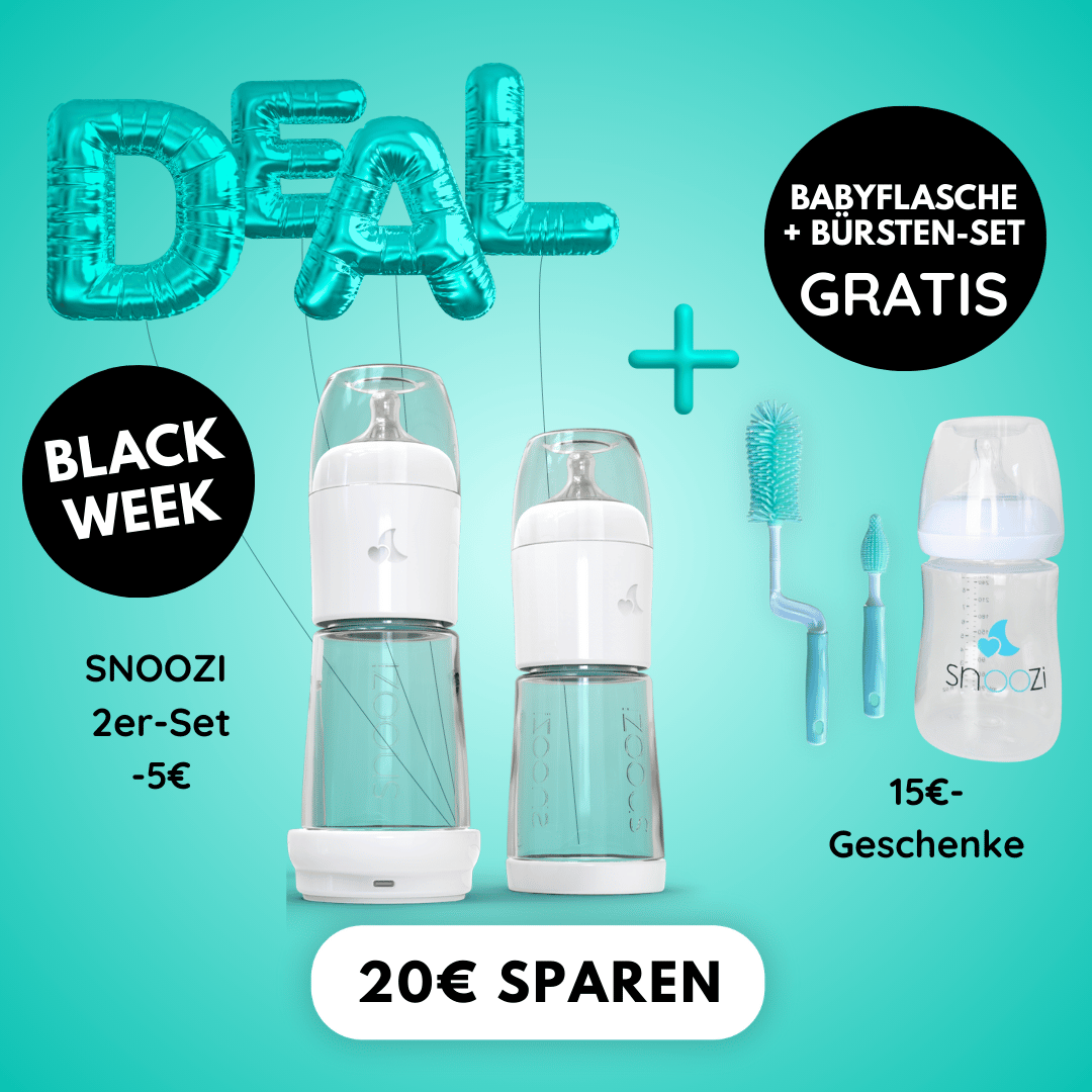 snoozi 2er - Set + Bürsten - Set & Babyflasche GRATIS - Snoozi