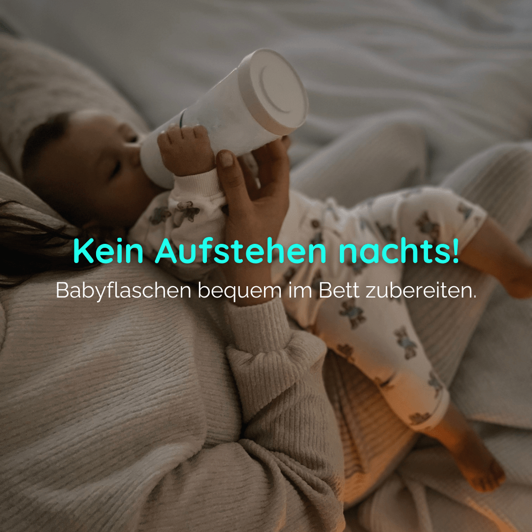 snoozi Nachtflasche mit Flaschenwärmer - perfekte Hilfe zum stressfreien Abstillen - Snoozi