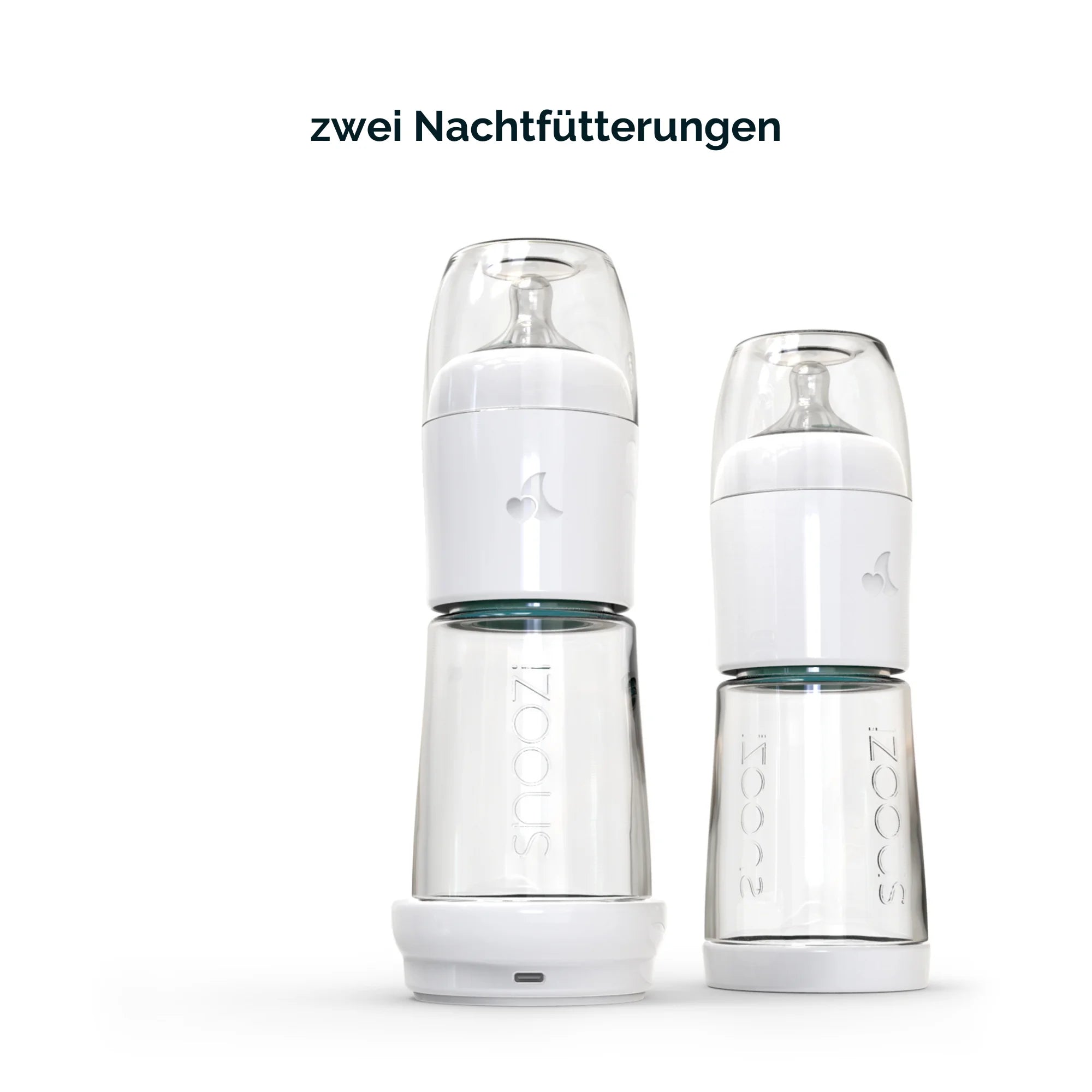 snoozi-Nachtflasche-mit-Flaschenwarmer-zwei-flaschen
